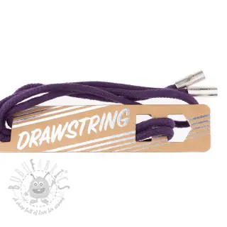 Vrvica za kapuco s konicami 115 cm HEAD2 violet