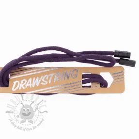 Vrvica za kapuco s končniki 115 cm HEAD1 violet