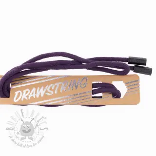 Vrvica za kapuco s končniki 115 cm HEAD1 violet