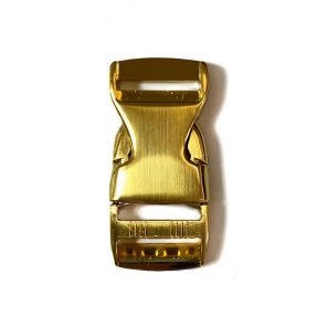 Kovinska zaponka trojzubec 25 mm gold