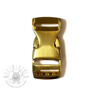 Kovinska zaponka trozob 25 mm gold
