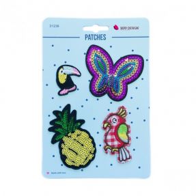 Nalepka BIPP Butterfly Pineapple