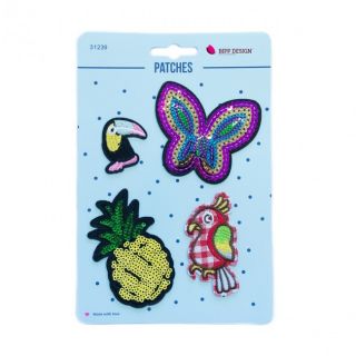 Nalepka BIPP Butterfly Pineapple