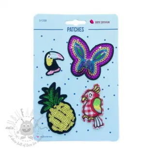 Nalepka BIPP Butterfly Pineapple
