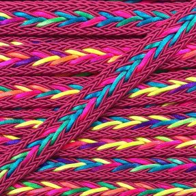 Poliestrska pletena vrvica NEON fuchsia