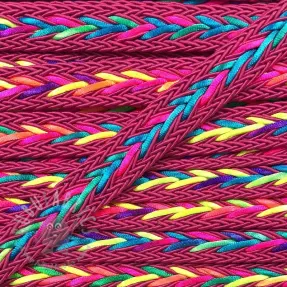 Poliestrska pletena vrvica NEON fuchsia