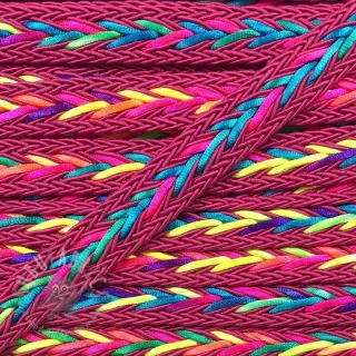 Poliestrska pletena vrvica NEON fuchsia