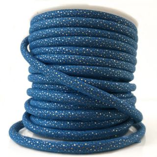 Semišasta vrvica Luxe blue