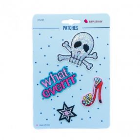 Nalepka BIPP Whateverrr Skull