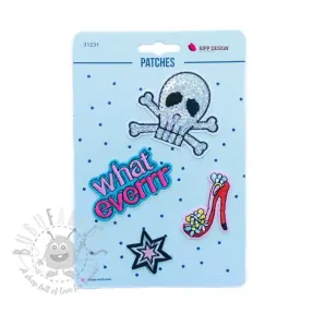 Nalepka BIPP Whateverrr Skull