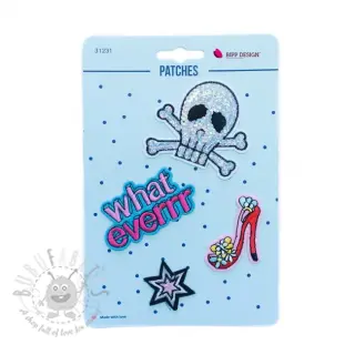 Nalepka BIPP Whateverrr Skull