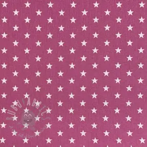 Bombažna tkanina Petit stars mauve
