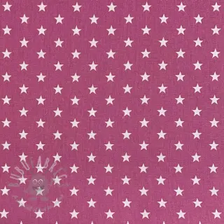 Bombažna tkanina Petit stars mauve