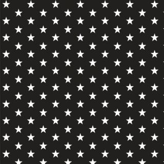 Bombažna tkanina Petit stars black