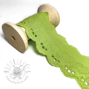 Čipka Heart lime