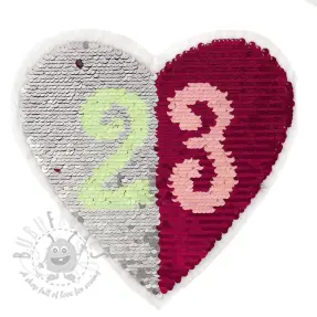 Bleščice obojestranske Heart 23