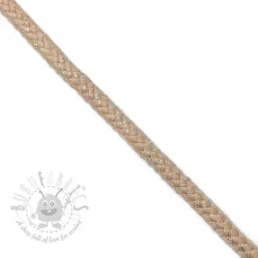 Lurex vrvica 10 mm beige