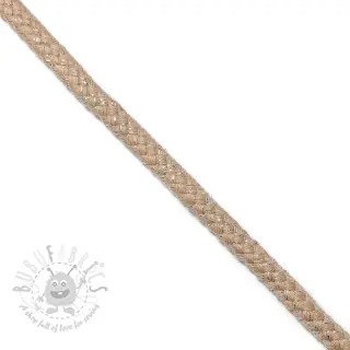 Lurex vrvica 10 mm beige