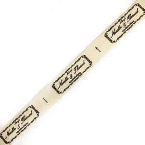 Bombažni trak Label Needle and thread