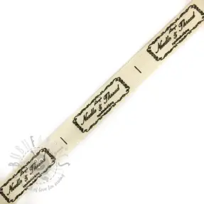 Bombažni trak Label Needle and thread