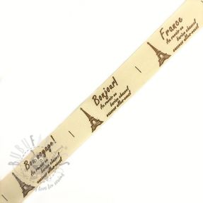 Bombažni trak Label Bon voyage