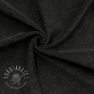 Raztegljiva frotirna tkanina black