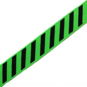 Poševna elastika STRIPE 20 mm green