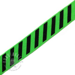 Poševna elastika STRIPE 20 mm green