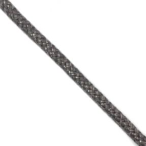 Lurex vrvica 10 mm dark grey