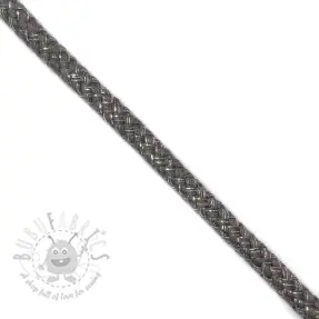 Lurex vrvica 10 mm dark grey