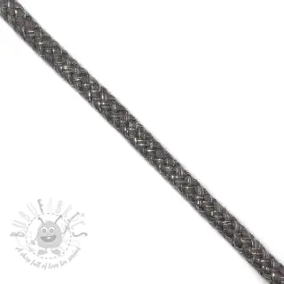 Lurex vrvica 10 mm dark grey