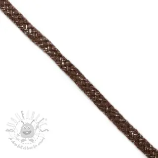 Lurex vrvica 10 mm brown
