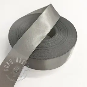 Saten trak obojestranski 25 mm middle grey