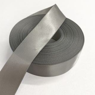 Saten trak obojestranski 25 mm middle grey