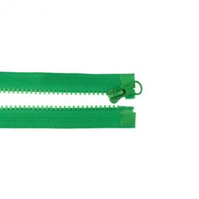 Zadrga deljiva 75 cm grass green