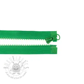 Zadrga deljiva 75 cm grass green