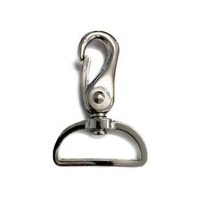 Kovinski karabin 40 mm silver