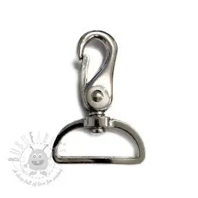 Kovinski karabin 40 mm silver