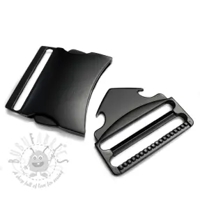 Kovinska zaponka trozob 40 mm black