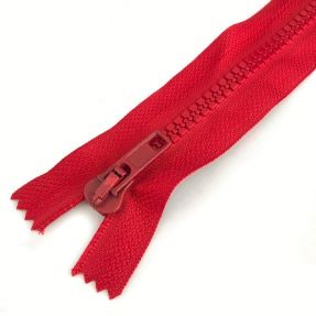 Plastična jakna zadrga 70 cm dark red