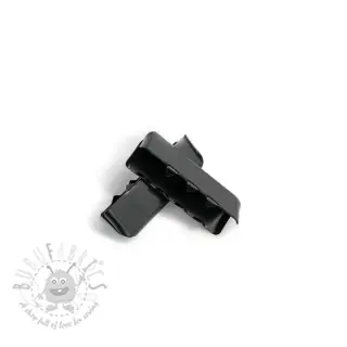 Kovinski zaključek traku 25 mm black