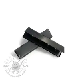 Kovinski zaključek traku 40 mm black