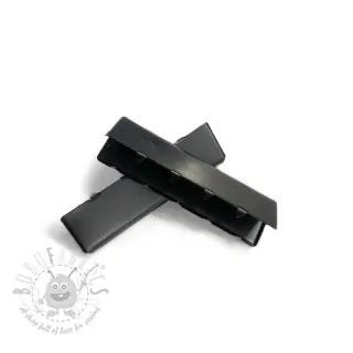 Kovinski zaključek traku 40 mm black