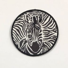 Nalepka BASIC Zebra b&w
