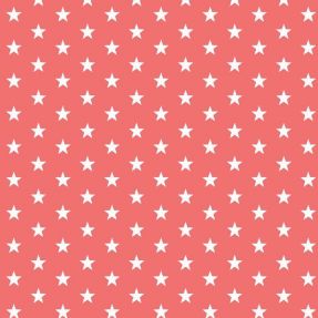 Bavlnená látka Petit stars coral