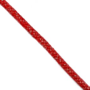 Lurex vrvica 10 mm red