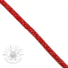 Lurex vrvica 10 mm red