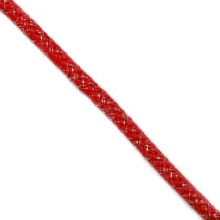 Lurex vrvica 10 mm red