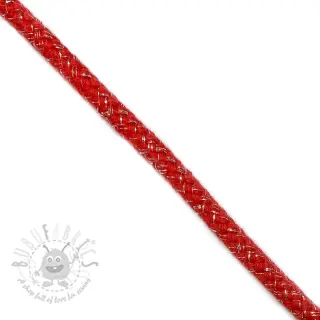 Lurex vrvica 10 mm red