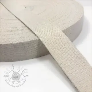 Bombažni trak 4 cm off white